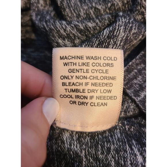 Philosophy medium womens static gray print side knot tied top - Picture 5 of 7